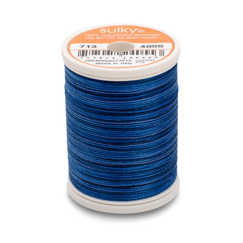 Sulky 12 Wt. Cotton Thread - Black- 300 yd. Spool